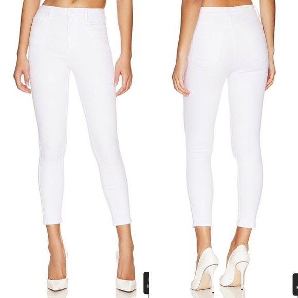 Revolve Pistola Aline in Cloud Vintage White High Rise Skinny Jeans Size 30 - Picture 1 of 11